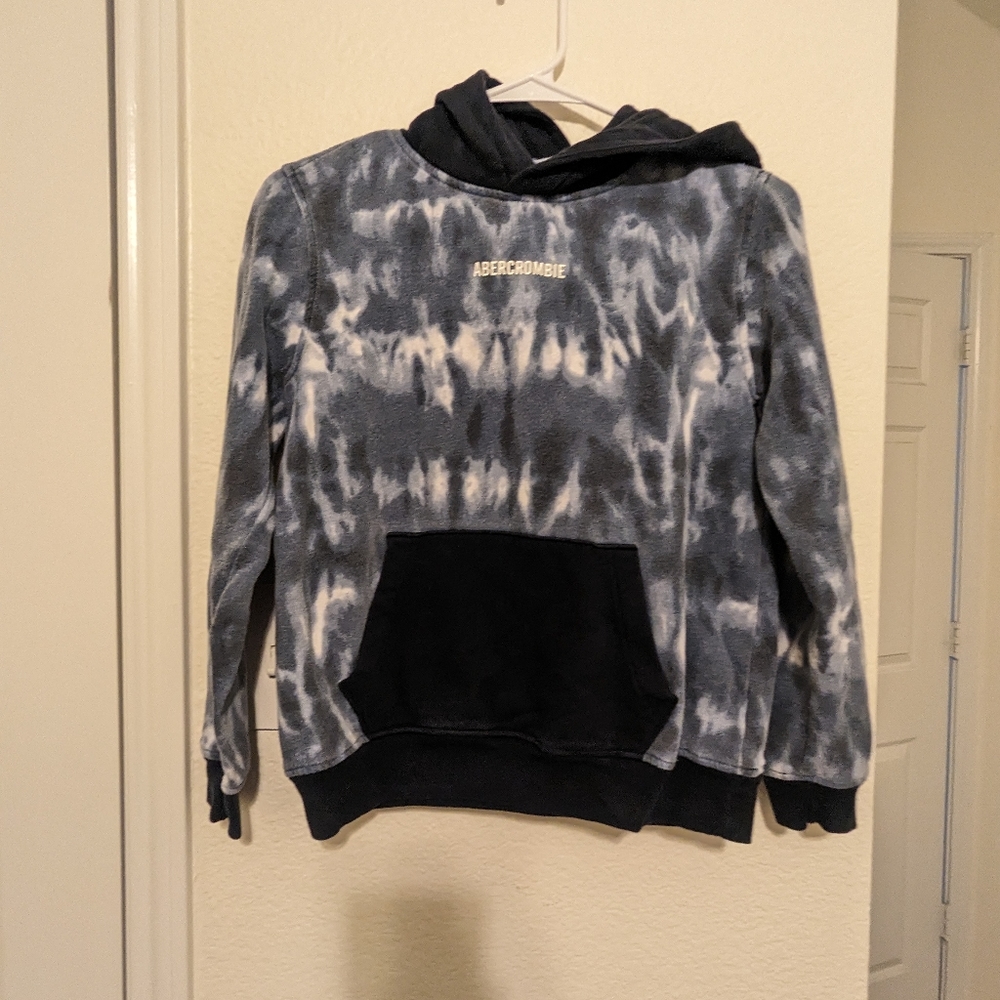 ABERCROMBIE KIDS  Blue Tie Dye Hoodie Sweatshirt